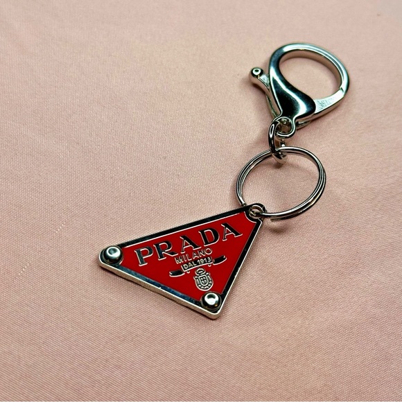 Authentic Red Prada Repurposed Keychain - Picture 3 of 6
